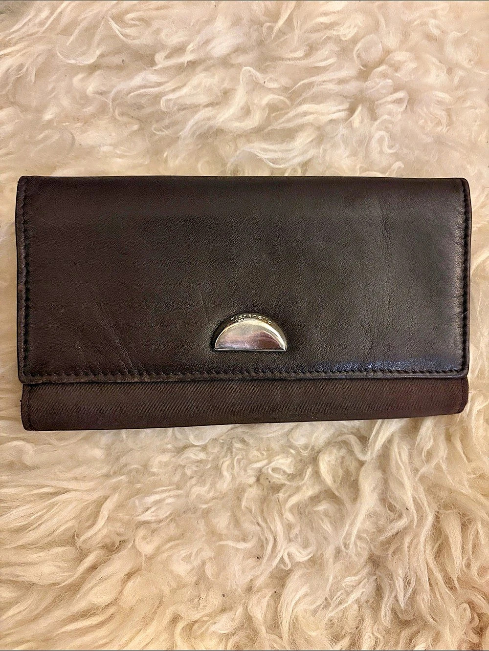 Tignanello Leather Continental Wallet in Brown
